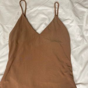 Beige Windsor Bodysuit